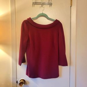 Elegant Boden wine-colored top size 8R